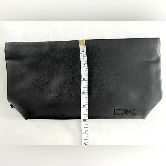 NWOT DKNY Donna Karan/ ๐ฐ2 for $10๐ฐ Black faux leather/ Cosmetic/ Travel bag - Picture 9 of 10
